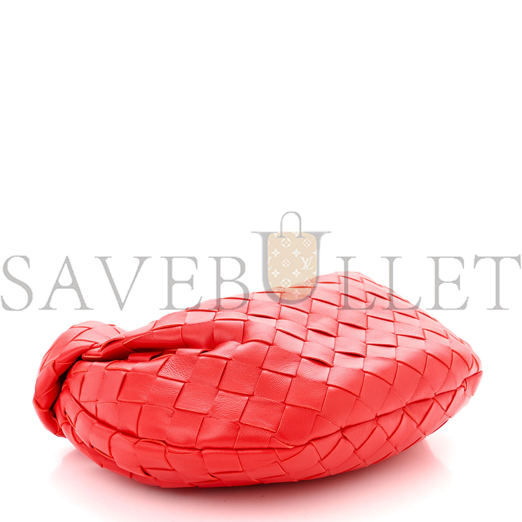 BOTTEGA VENETA NAPPA INTRECCIATO MINI JODIE REDSTONE (24*13*8cm)