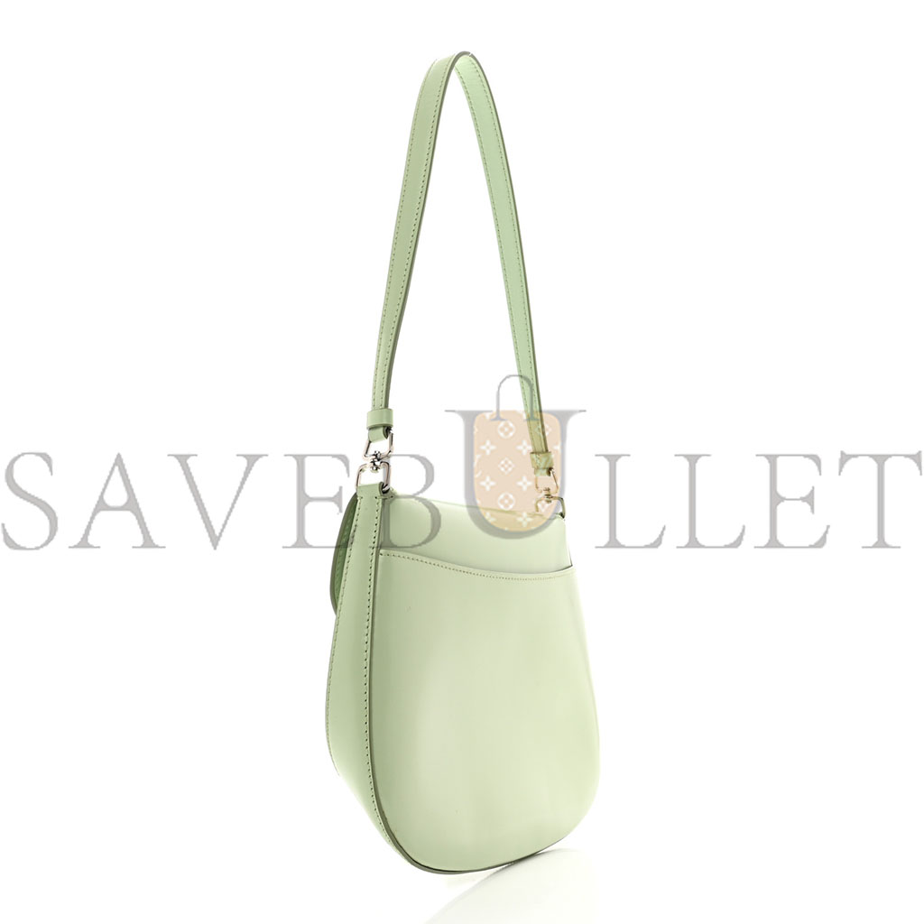 PRADA SPAZZOLATO CLEO FLAP SHOULDER BAG ACQUA (22*17*3cm)