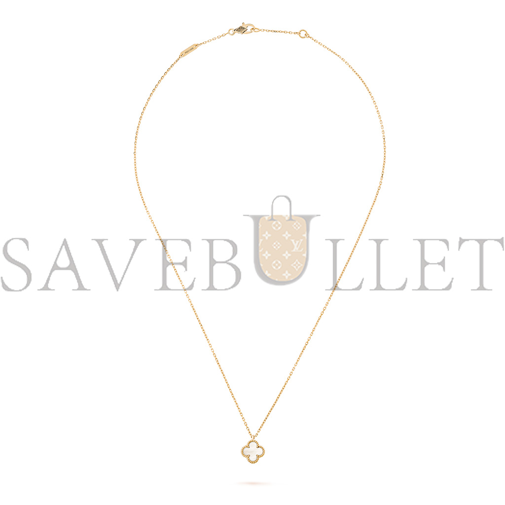 VAN CLEEF ARPELS SWEET ALHAMBRA PENDANT - YELLOW GOLD, MOTHER-OF-PEARL  VCARF69100