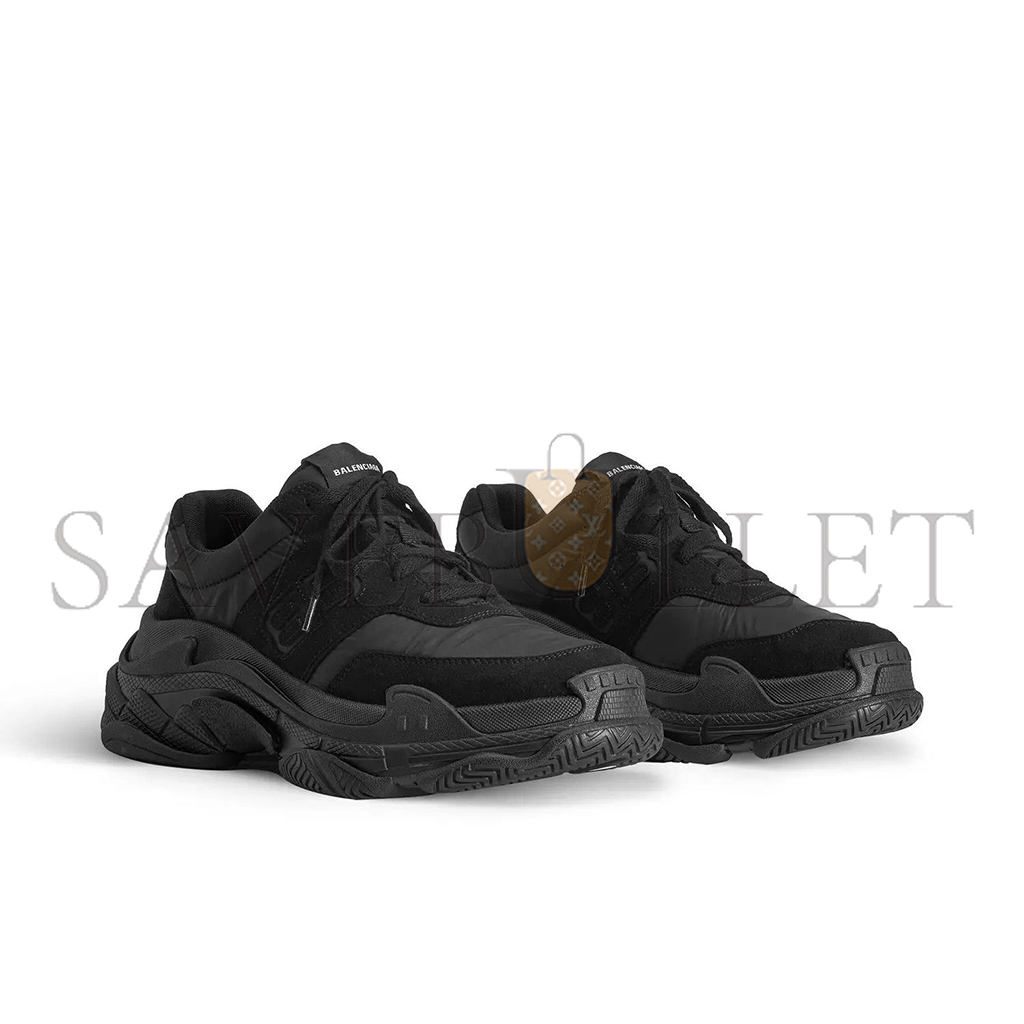 BALENCIAGA TRIPLE S NYLON SNEAKER BLACK 750152W3CU11000