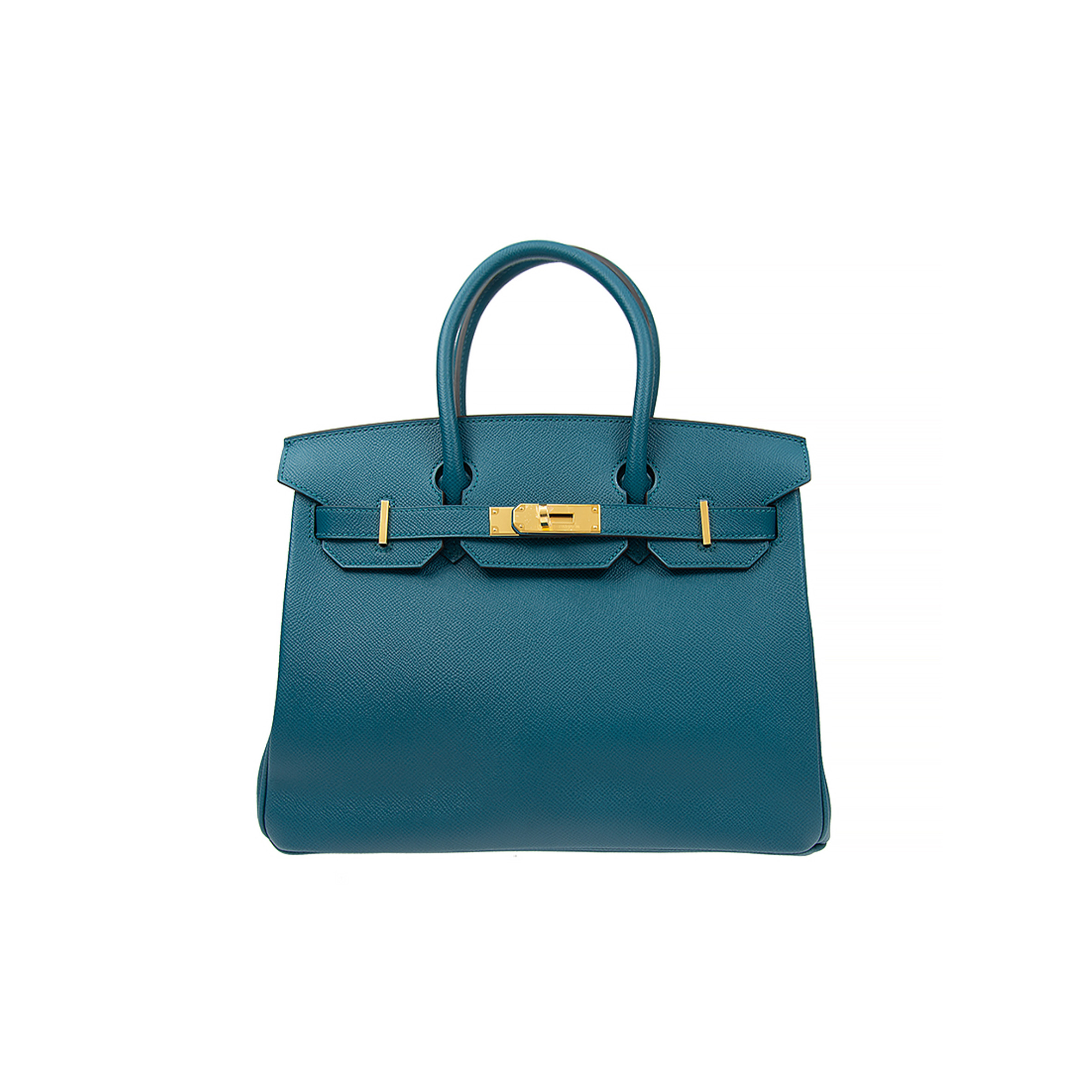 HERMES MASTER BIRKIN 30 TOGO LEATHER NORTHERN BLUE GOLD BUCKLE BAG H028369CCP3 (30*23*15cm)