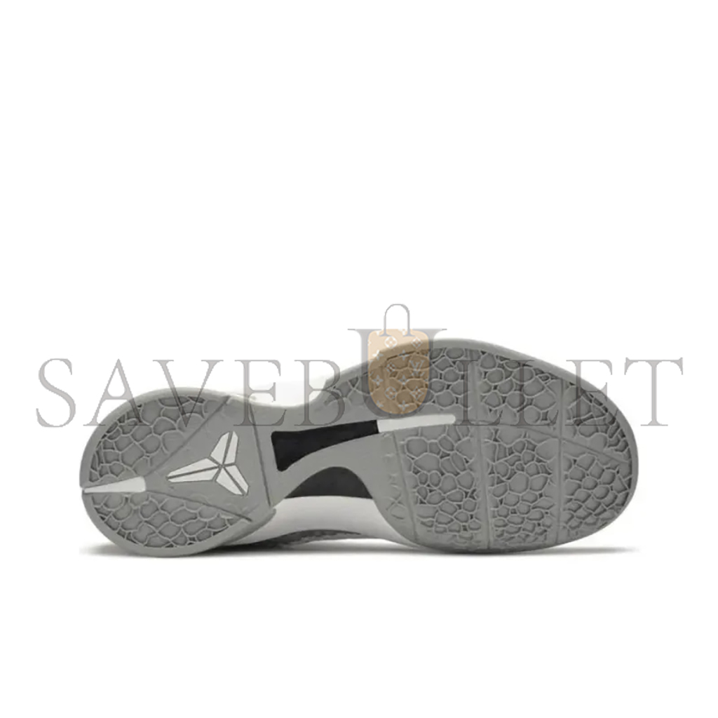 NIKE KOBE 6 METALLIC SILVERMETALLIC SILVER WHITE 429659-012