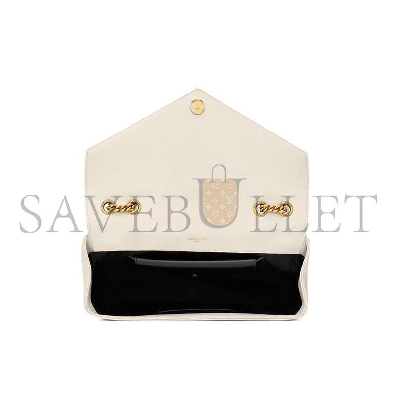 YSL LOULOU MEDIUM IN MATELASSÉ LAMBSKIN 801439AAEAX9207 (29*17*8cm)