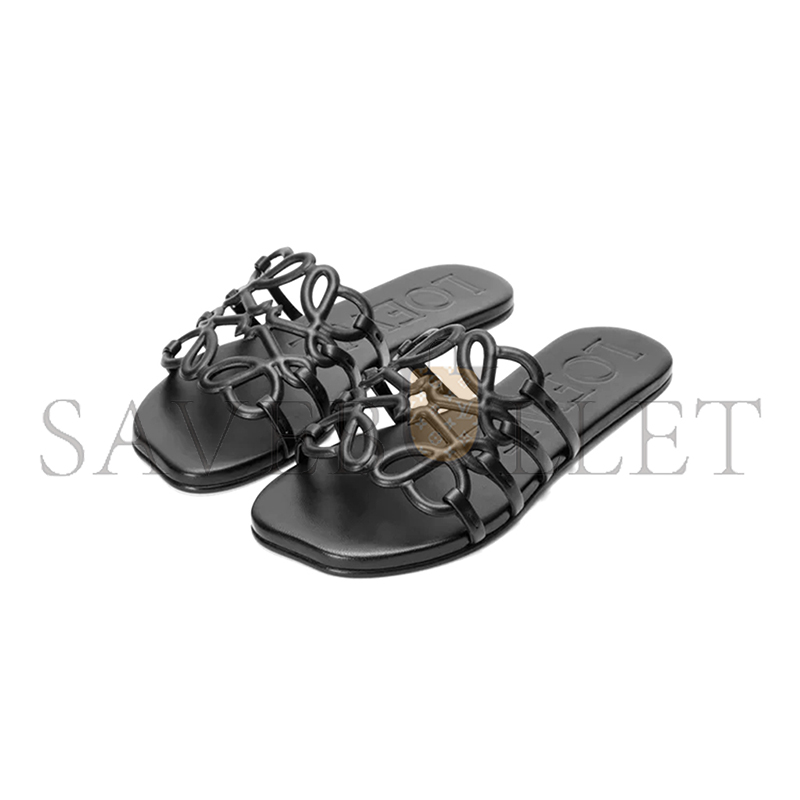 LOEWE PETAL ANAGRAM SLIDE IN SOFT CALFSKIN LLSP465X08