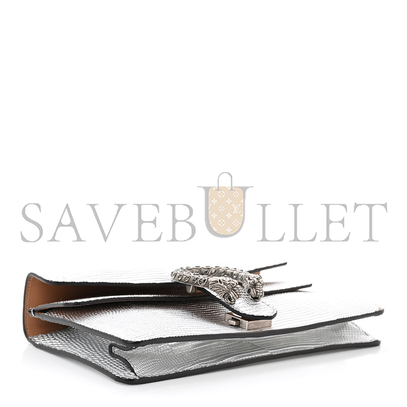 GUCCI DIONYSUS METALLIC LIZARD SMALL SHOULDER BAG 499623 (25*13.5*7cm)