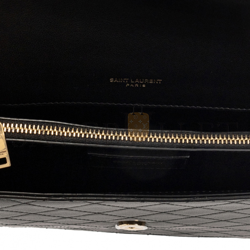 YSL GABY MINI SATCHEL IN QUILTED LAMBSKIN 6855741EL071000 (20*14.5*4.5cm)