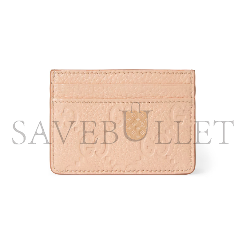 GUCCI GG EMBLEM CARD CASE 815883AAEEM6802 (10*7cm) GUCCI GG EMBLEM CARD CASE 815883AAEEM6802 (10*7cm)
