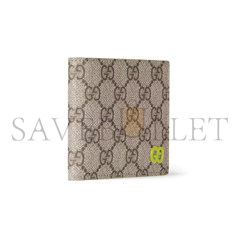 GUCCI ACID GREEN INTERIOR GG BI-FOLD WALLET 768243FACQC9742 (21*9cm) GUCCI ACID GREEN INTERIOR GG BI-FOLD WALLET 768243FACQC9742 (21*9cm)