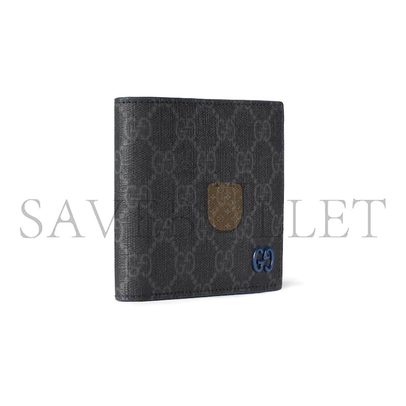 GUCCI BLUE INTERIOR GG COIN WALLET ‎768244FACQC1052 (21*9cm)