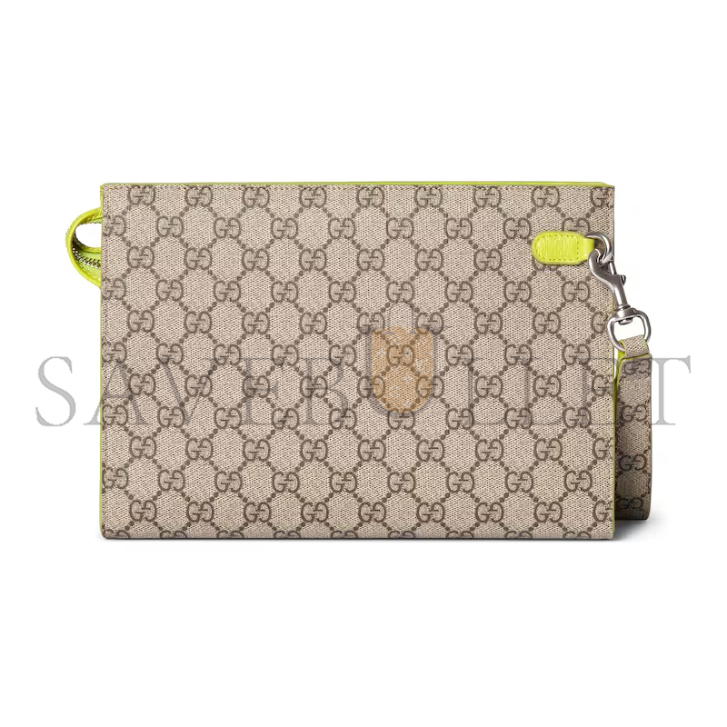 GUCCI BI-COLOR SMALL POUCH 768255FACQC9742 (26*18*6cm)