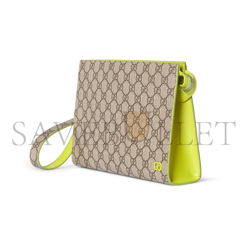 GUCCI BI-COLOR SMALL POUCH 768255FACQC9742 (26*18*6cm)