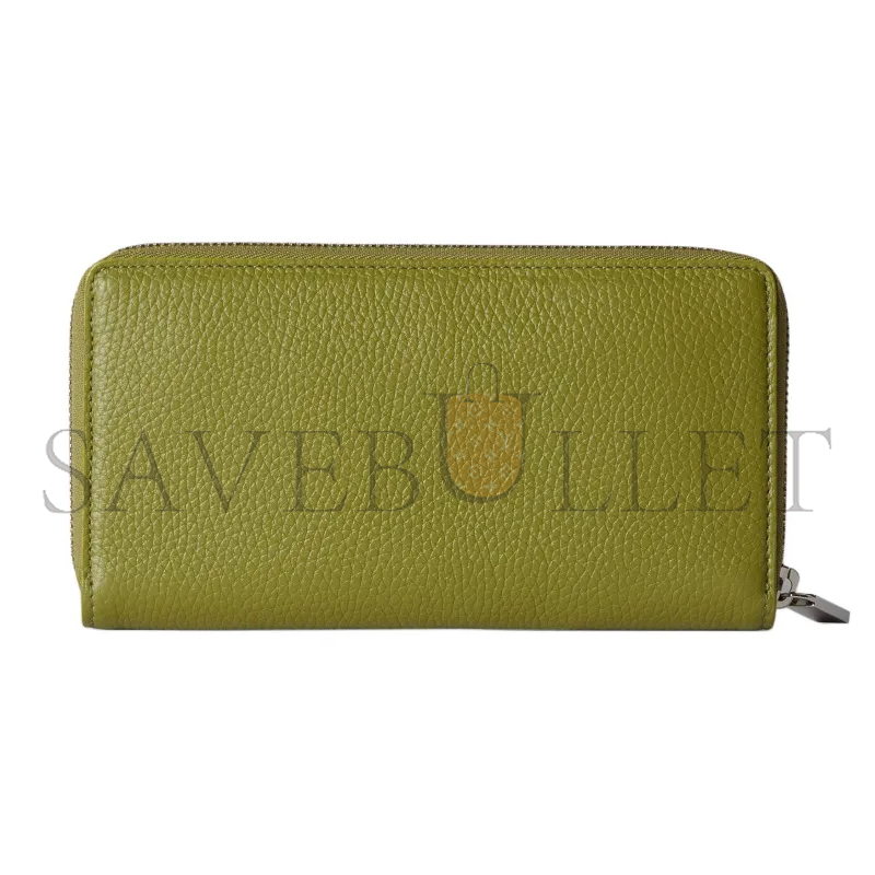 GUCCI LEATHER WALLET ‎‎817044AAEGG3743 (19*10.5*2.5cm)