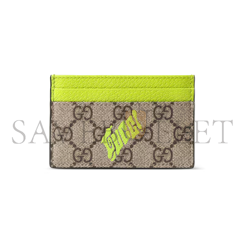 GUCCI BI-COLOR CARD CASE WITH PRINT 835322FAEQV9773 (11*7cm) GUCCI BI-COLOR CARD CASE WITH PRINT 835322FAEQV9773 (11*7cm)
