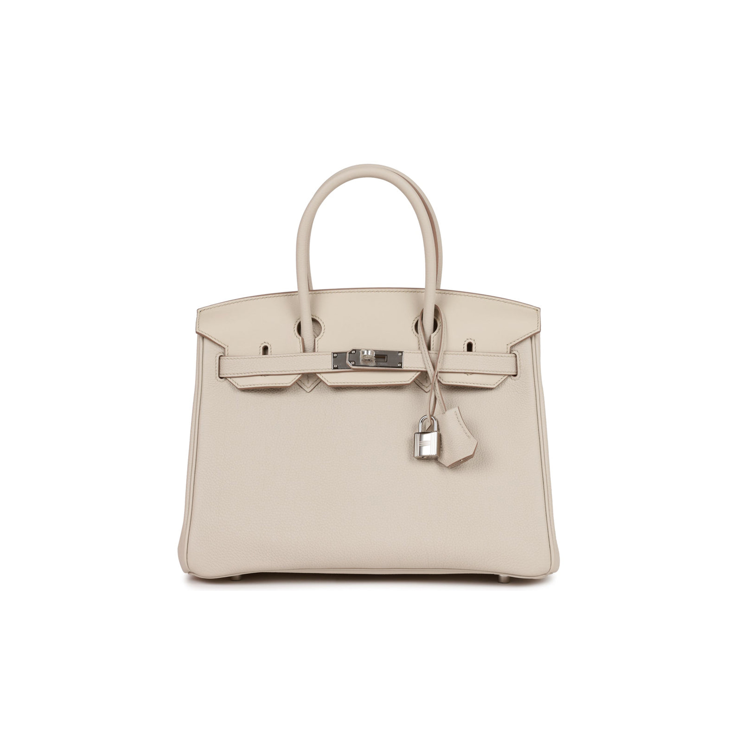 HERMES 3 EN 1 BIRKIN 30 BETON TOGO AND SWIFT PALLADIUM HARDWARE  (30cm)