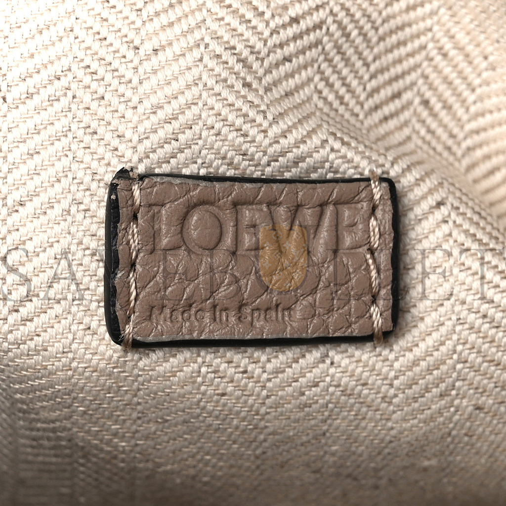 LOEWE CALFSKIN MINI PUZZLE BAG SAND MINK (18*12.5*8cm)