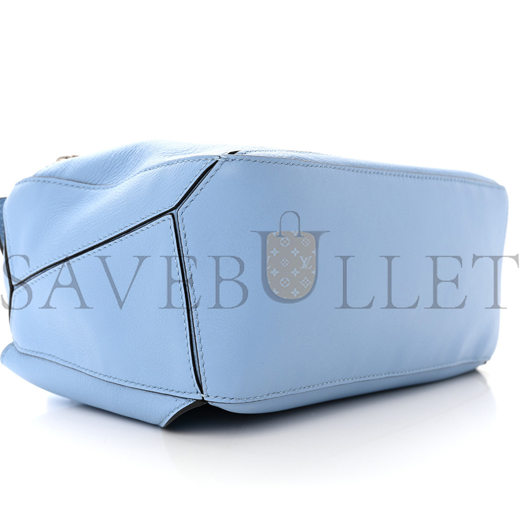 LOEWE CALFSKIN SMALL PUZZLE BUMBAG OLYMPIC BLUE (23*15*10cm)