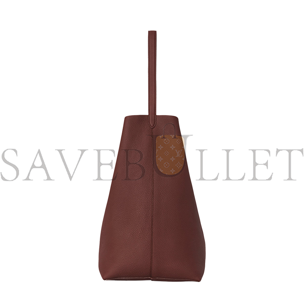 THE ROW LARGE NS PARK TOTE IN LEATHER BURNT WOOD W1273L129BWOD (15*17*8cm)