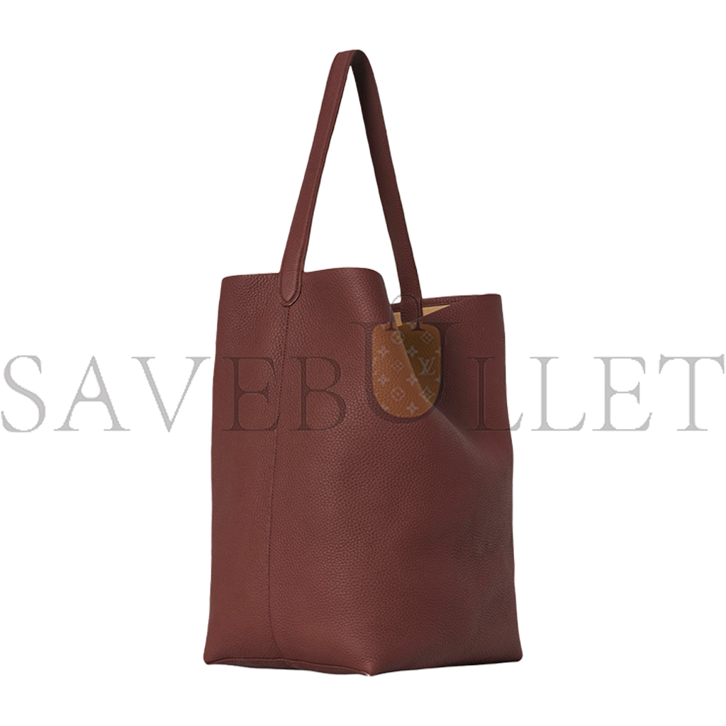 THE ROW LARGE NS PARK TOTE IN LEATHER BURNT WOOD W1273L129BWOD (15*17*8cm)