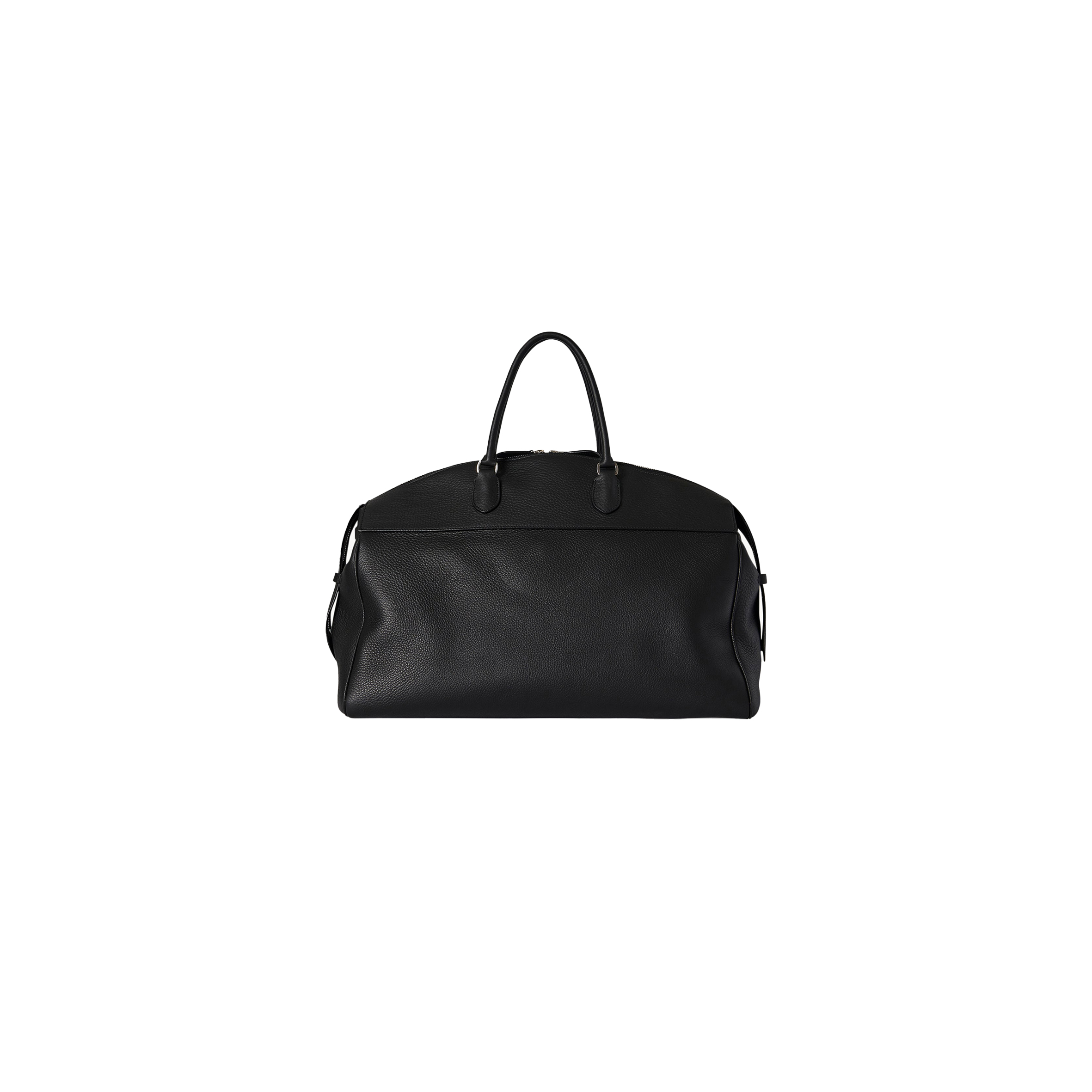 THE ROW GEORGE DUFFLE IN LEATHER BLACK W1630L129BAS (43*18*30cm)