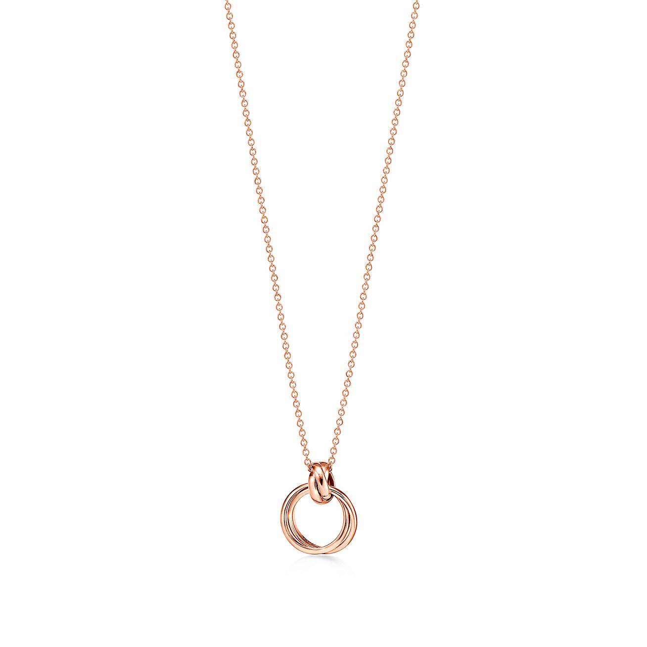 TIFFANY  PALOMAS MELODY MINI PENDANT IN 18K ROSE GOLD