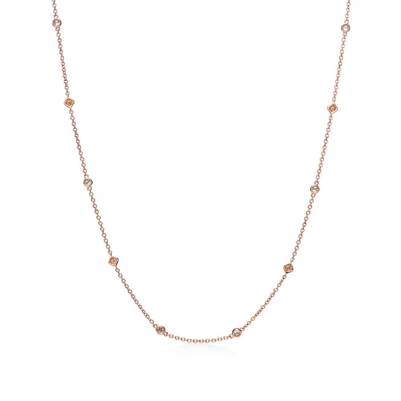 TIFFANY  SQUARE CHAIN NECKLACE