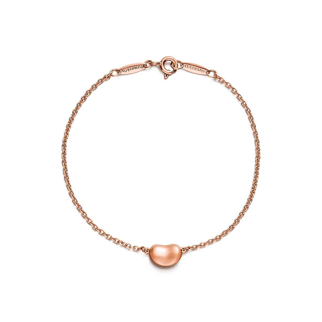 TIFFANY ELSA PERETTI® BEAN® DESIGN BRACELET IN ROSE GOLD, 9 MM