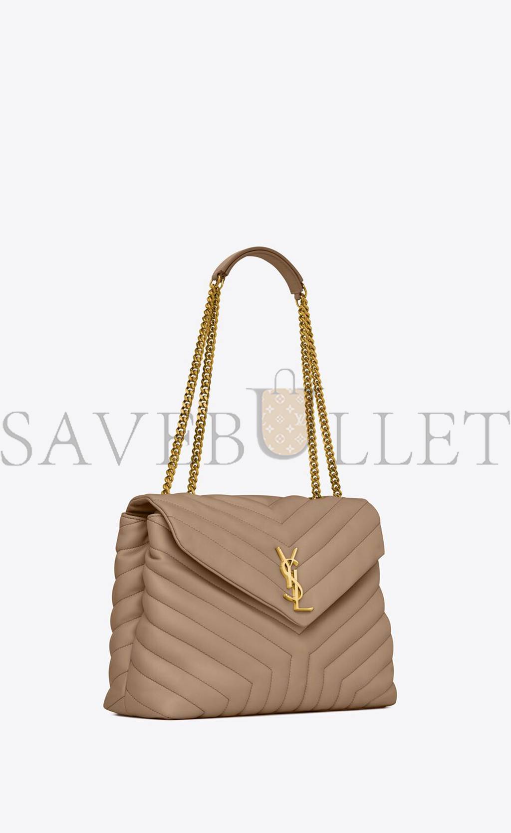 YSL LOULOU MEDIUM CHAIN BAG IN QUILTED LEATHER 574946DV7272826 (32*22*12cm)