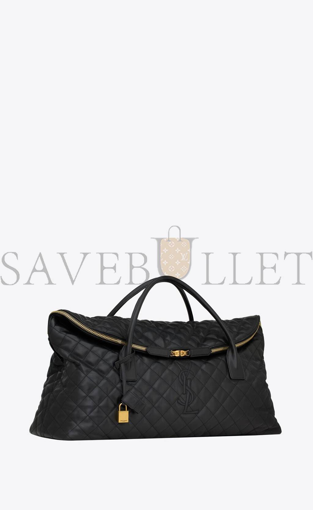 YSL ES GIANT TRAVEL BAG IN QUILTED LEATHER 736009AABK91000 (56*50*19cm)